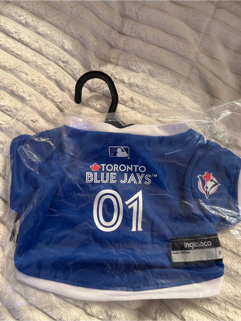Toronto Blue Jays jersey for pet size S, brand new with tag